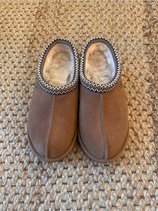 UGG Shoes - UGG Brown Cozy Suede Shearling Slippers